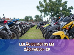 Leilão de Motos em São Paulo