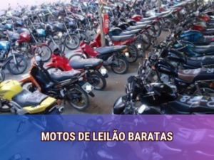 Motos de Leilão Baratas