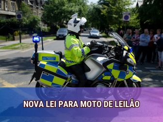 Nova Lei para Moto de Leilão